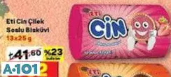 ETİ CİN ÇİLEK SOSLU BİSKÜVİ 13X25 G
